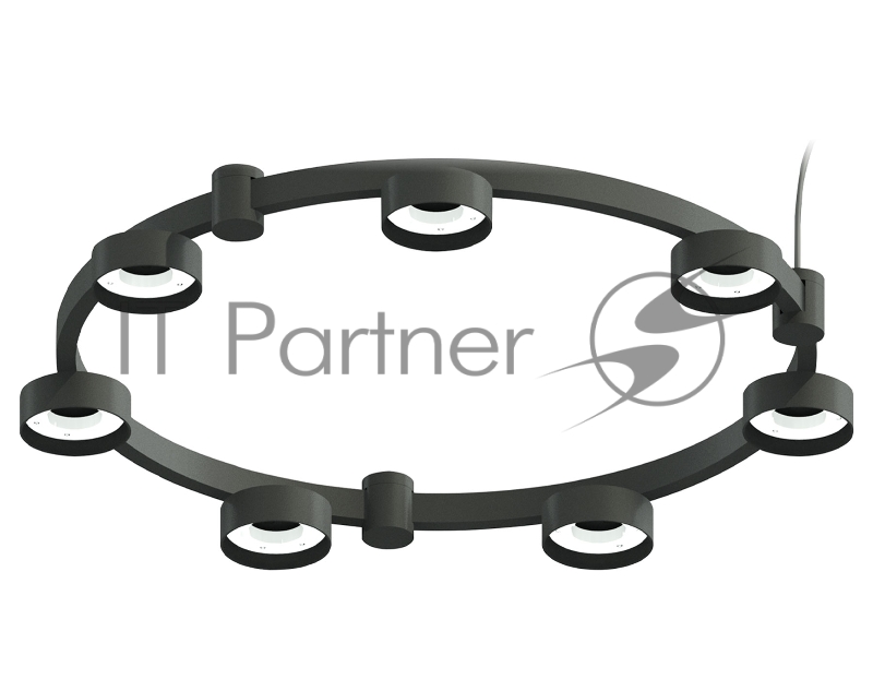 Корпус светильника C9238/7 SBK черный песок D635*70.5mm GX53/7