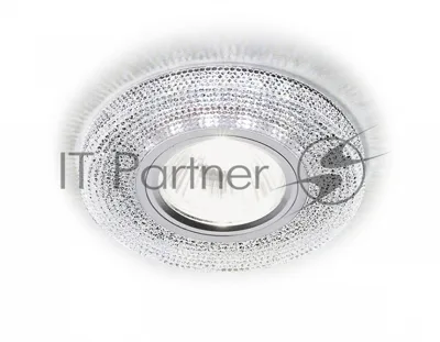 Корпус светильника S290 CH хром/прозрачный/MR16+3W(LED WHITE)