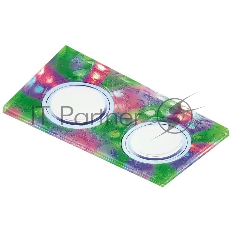 Корпус светильника S234/2 W/CH/M белый/хром/MR16+3W/2MR16+6W(LED MULTI)
