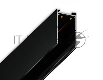 Шинопровод накладной Ambrella light GL1006 BK черный IP20 220V 3000*30.6*56