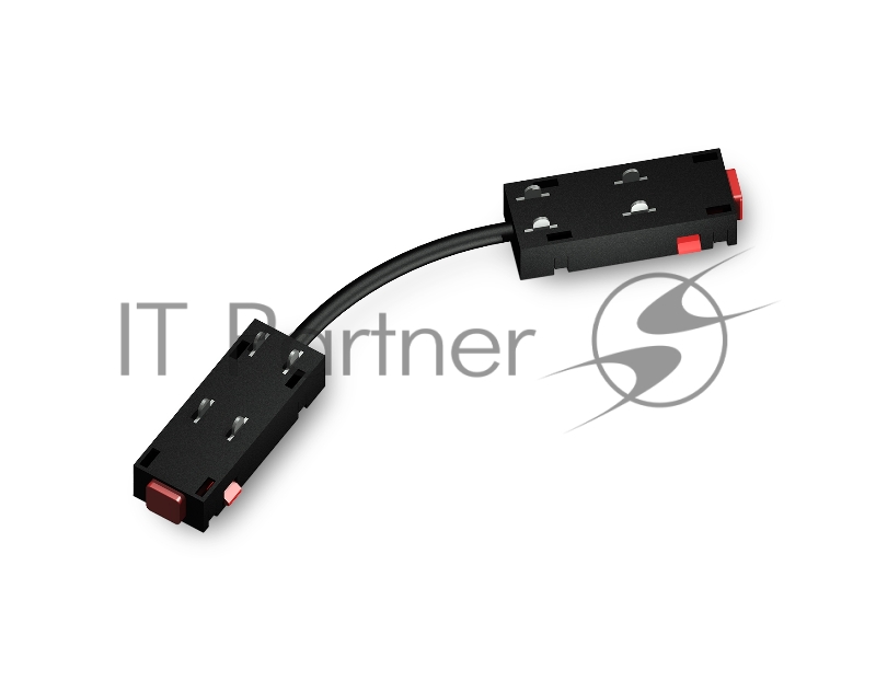 GL1110 BK черный коннектор питания гибкий для шинопровода Magnetic 220V 250*28.5*18