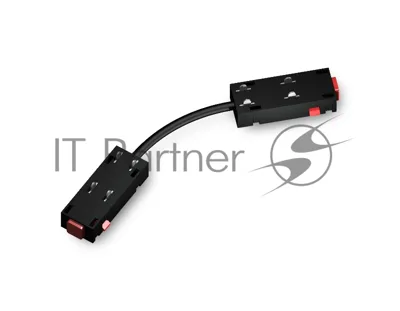 GL1110 BK черный коннектор питания гибкий для шинопровода Magnetic 220V 250*28.5*18