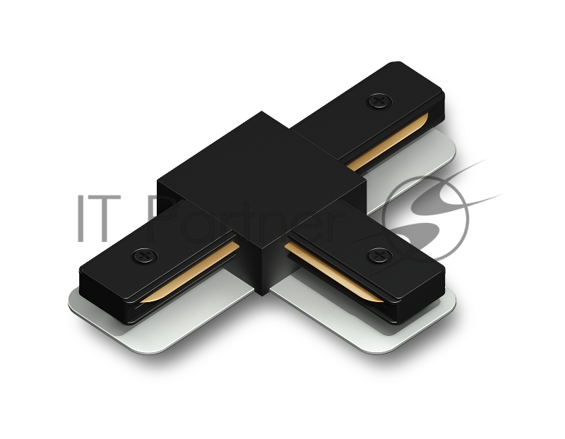 GL7168 BK черный матовый коннектор Т-образный для однофазного шинопровода Standard 220V NEW 105*70*20