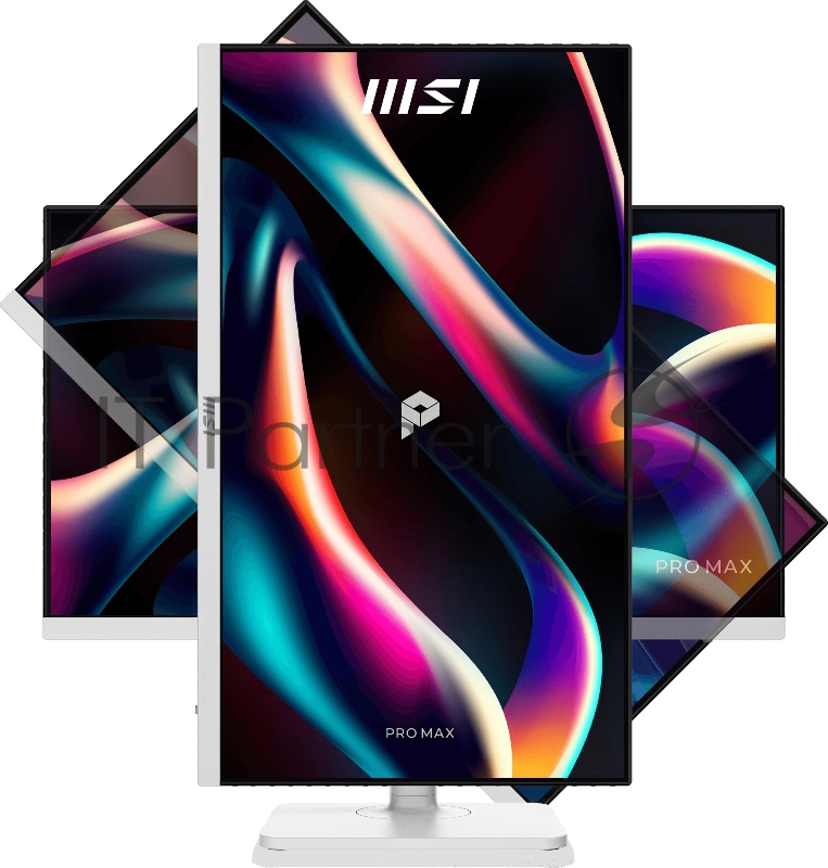 Монитор 27" MSI PRO MAX 271PHW E14 IPS 1920x1080, 144 Гц, 4 мс (GtG), 16:9, 250 кд/м², HDMI 2.0b, DisplayPort 1.2a, USB-C (65 Вт), встроенные динамики (2x3 Вт), Flicker Free, Low Blue Light, Adaptive-Sync, регулировка по высоте, поворотная подставка, портретный режим, слот для замка, белый