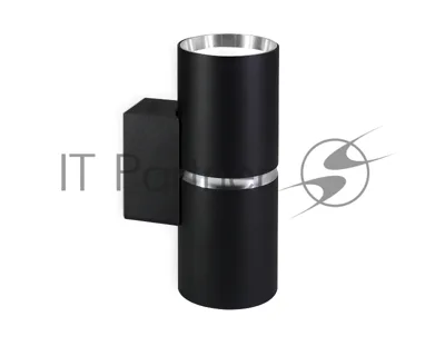 Настенный светильник FW2477/2 BK/CH черный/хром GU10/2 max 12W 145*55*80