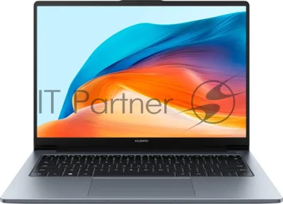 Ноутбук Huawei MateBook D14 Intel Core i5-13420H/16Gb (soldered D4)/SSD1Tb/UMA/14"/IPS/WUXGA/1920x1200/60Hz/NoOS/Space Grey/1.39kg