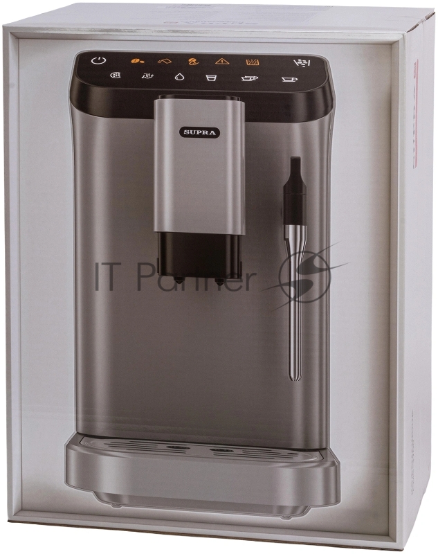 Кофемашина Supra CMS-3700 1350Вт серебристый