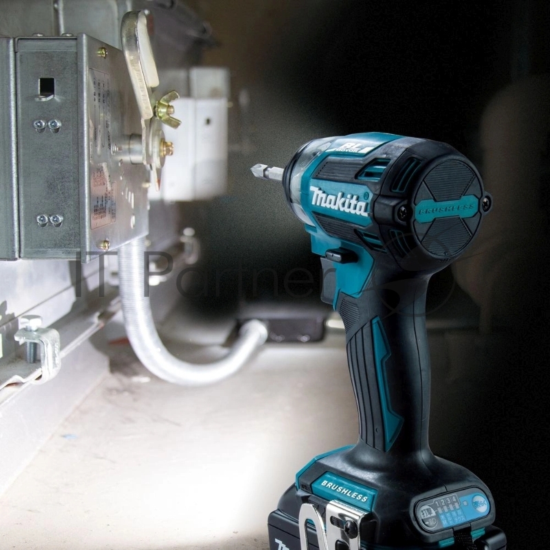 Шуруповерт Makita DTD173Z, 18 В, 2 Ач, 180 Нм, бесщеточный, ударный