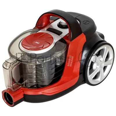 Пылесос JVC JH-VC437 красный/черный, 450/2800 Вт, уборка сухая, пылесборник контейнер 3,5 л