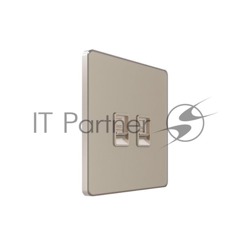 Systeme Electric Systeme Infinity Песчаный берег Розетка информационная RJ-45 кат.5e 2-я