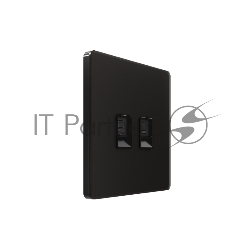 Systeme Electric Systeme Infinity Полярная ночь Розетка информационная RJ-45 кат.5e 2-я