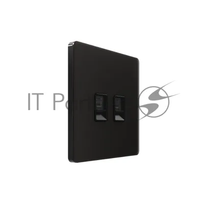 Systeme Electric Systeme Infinity Полярная ночь Розетка информационная RJ-45 кат.5e 2-я