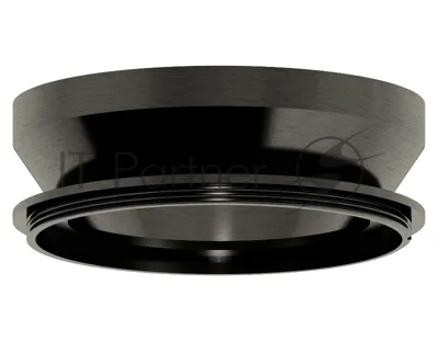 Насадка для корпуса светильника N8902 PBK черный полированный D85*H30mm Out25mm GX53