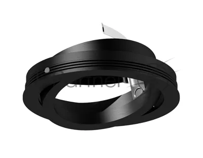 Насадка для корпуса светильника N7002 PBK черный полированный D70*H26mm Out1.5mm MR16