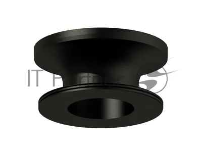 Насадка для корпуса светильника N6902 PBK черный полированный D60*H25mm Out20mm