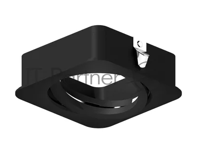 Насадка для корпуса светильника N7711 SBK черный песок 70*70*H25mm Out2mm MR16