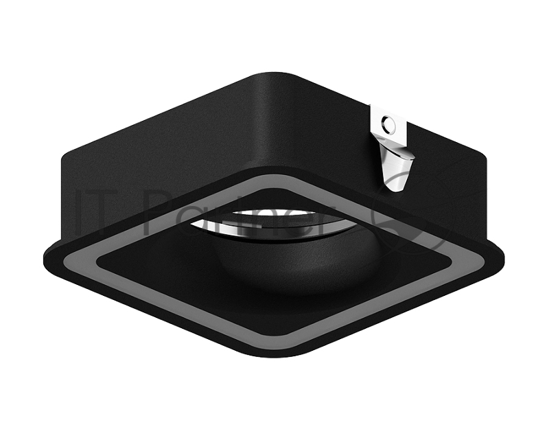 Насадка для корпуса светильника N7716 SBK черный песок 70*70mm H26mm Out2mm MR16