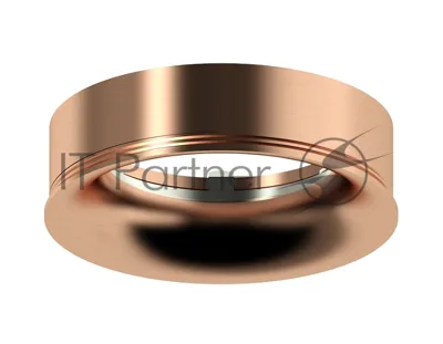 Насадка для корпуса светильника N7015 PPG золото розовое полированное D70*H20mm Out2mm MR16