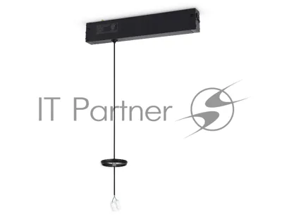 Крепеж трековый подвесной для корпуса DIY D60mm 240*42*25 H1500 BK черный