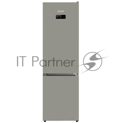 Холодильник Weissgauff WRK 2010 Full NoFrost Inverter Dark серый двухкамерный 293/129л морозилка снизу, No Frost