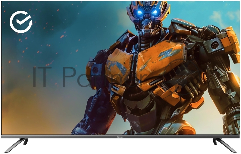 Телевизор Sber 55" SDX-55UQ6000DGA темно-серый QLED UHD 60Hz Smart TV Салют ТВ 2GB/32GB