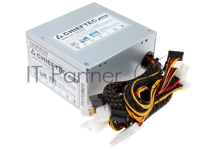 Блок питания Chieftec ATX 650W Vita BPX-650-S Gen.5 Half mod 80+ bronze (20+4pin) APFC 120mm fan 6xSATA RTL