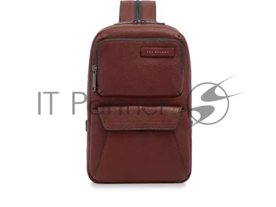Рюкзак слинг мужской The Bridge Ludovico 053126LZ/1A коричневый натур.кожа