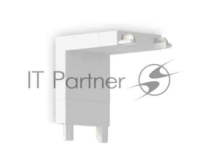 Коннектор внутренний для накладного шинопровода IP20 48V 26*26*26 GV1103 WH белый угловой