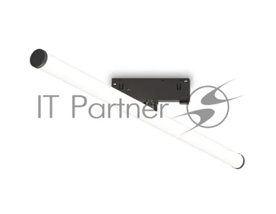 Трековый светильник GL2375 BK черный IP20 20W 3CCT 3000-6400K 48V 600*25*73