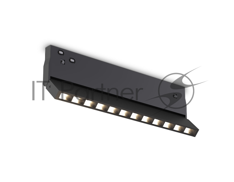Трековый светильник GL2360 BK черный IP20 10W 3CCT 3000-6400K 48V 200*10*73
