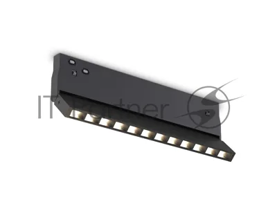 Трековый светильник GL2360 BK черный IP20 10W 3CCT 3000-6400K 48V 200*10*73