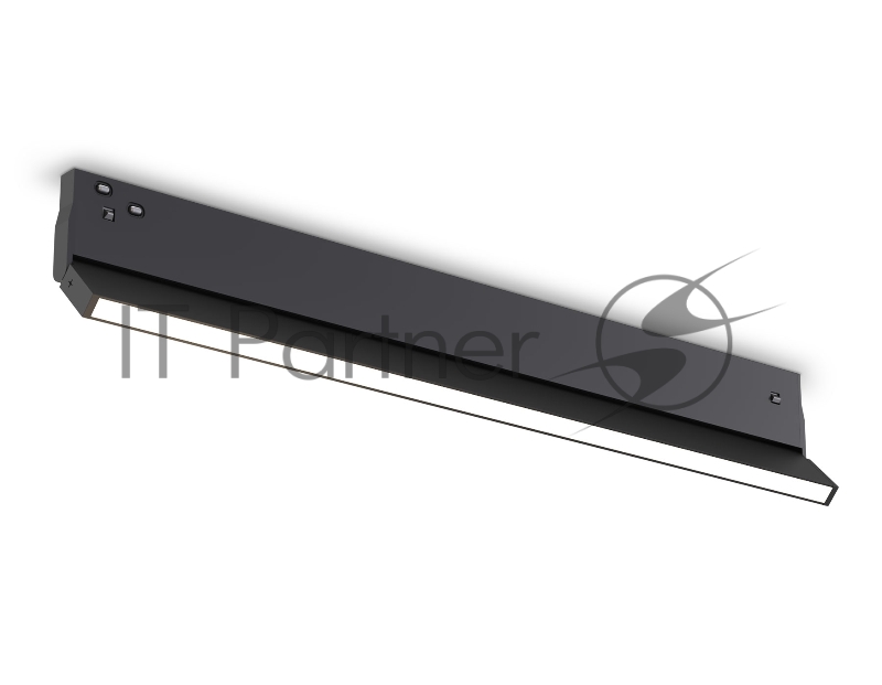 Трековый светильник GL2355 BK черный IP20 20W 3CCT 3000-6400K 48V 400*10*73