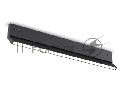 Трековый светильник GL2355 BK черный IP20 20W 3CCT 3000-6400K 48V 400*10*73