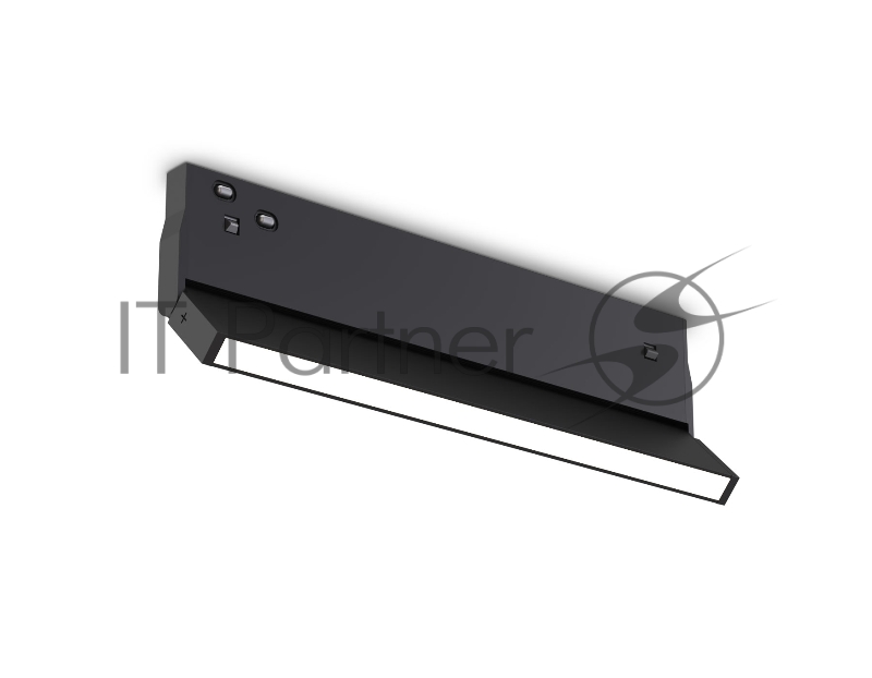 Трековый светильник GL2350 BK черный IP20 10W 3CCT 3000/4200/6400K 48V 200*10*73