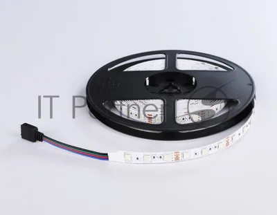 Комплект светодиодной ленты GS2402 5050 60Led/ 14.4W m/ 12V IP20 RGB/ 5000*10*1.87mm (4 конт.)