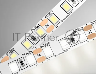 Светодиодная лента GS1102 2835 120Led/ 9.6W m/ 12V IP20 4500K/ 5000*8*1.2mm (2 конт.)