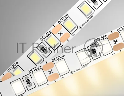 Светодиодная лента GS1101 2835 120Led/ 9.6W m/ 12V IP20 3000K/ 5000*8*1.2mm (2 конт.)