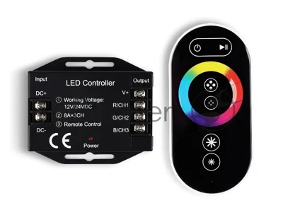 Контроллер GS11401 RGB 24A 12V 288W/ 24V 576W (ПДУ Радио 2.4G AAA)
