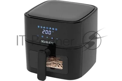 Аэрогриль Scarlett SC-AF15S01D черный, 1200 Вт, 4.2 л, сенсор, 7 программ