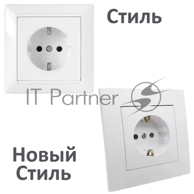 Механизм розетки Bylectrica Механизм розетки с земл. серия СТИЛЬ, белый (РС16-525)