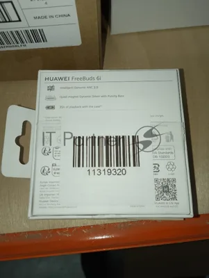(Б/У с повреждениями) Гарнитура HUAWEI FREEBUDS 6I BLACK ORCA-T100 [Cм.описание!]
