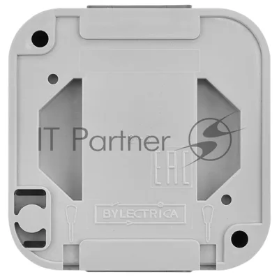 Выключатель 1-кл. Bylectrica ОУ 6А IP54 серия ПРАЛЕСКА АКВА, серый (А16-222 (03))