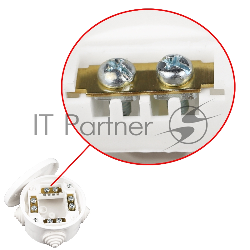 Распределительная коробка Bylectrica Рапред. коробка IP44 с клемн. колод., Ø69х43 мм, 4 ввода (КМ-223)