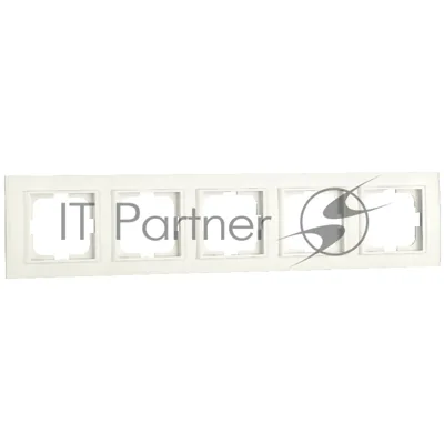 Ovivo Рамка 5-местн. МИНА (MINA), крем, 401-020000-250