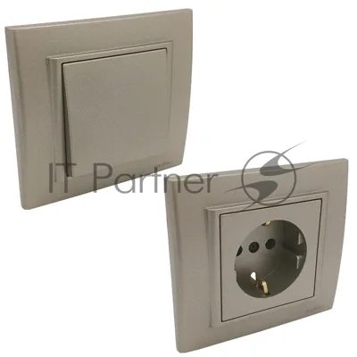 Ovivo Рамка 1-местн. МИНА (MINA), антрацит, 401-130000-096