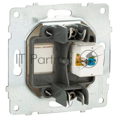 Ovivo Механизм роз. комп. 1-местн. (RJ45 CAT6), белый, 600-000301-229