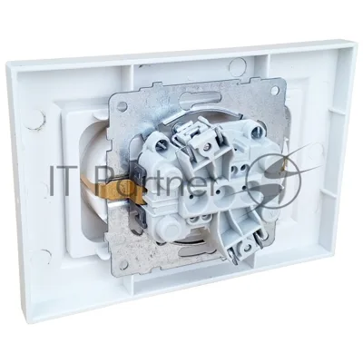 Ovivo Розетка 2-ая с/з КВАНТУМ (QUANTUM), белый 405-010301-907