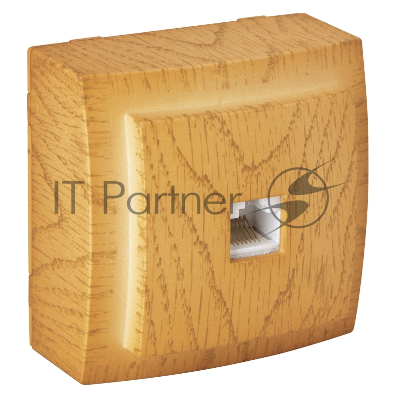 Nilson Роз. компьютерная 1-местн. СУ, (RJ45 CAT5), Темис (Themis), дуб (26251044)
