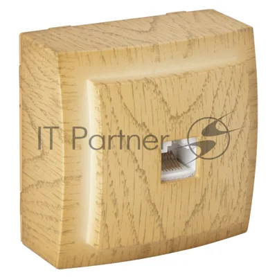 Nilson Роз. компьютерная 1-местн. СУ, (RJ45 CAT5), Темис (Themis), клён (26281044)