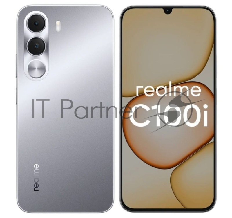 Смартфон Realme C100i 4/64Gb серебристый